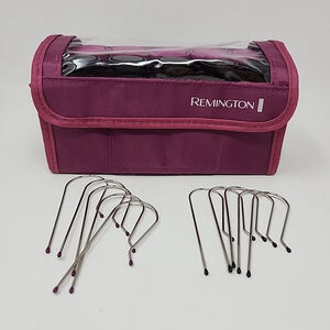 Remington H-1015 Hot Rollers Curlers Travel Pageant Cheer Set of 10 W/ Clips